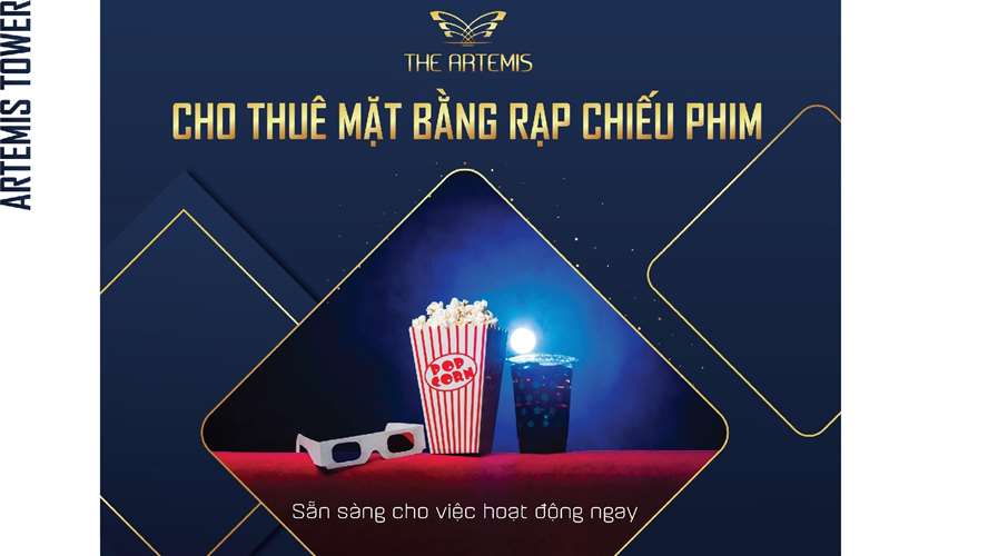 Artemis Tower cho thuê mặt bằng rạp chiếu phim sẵn sàng hoạt động ngay